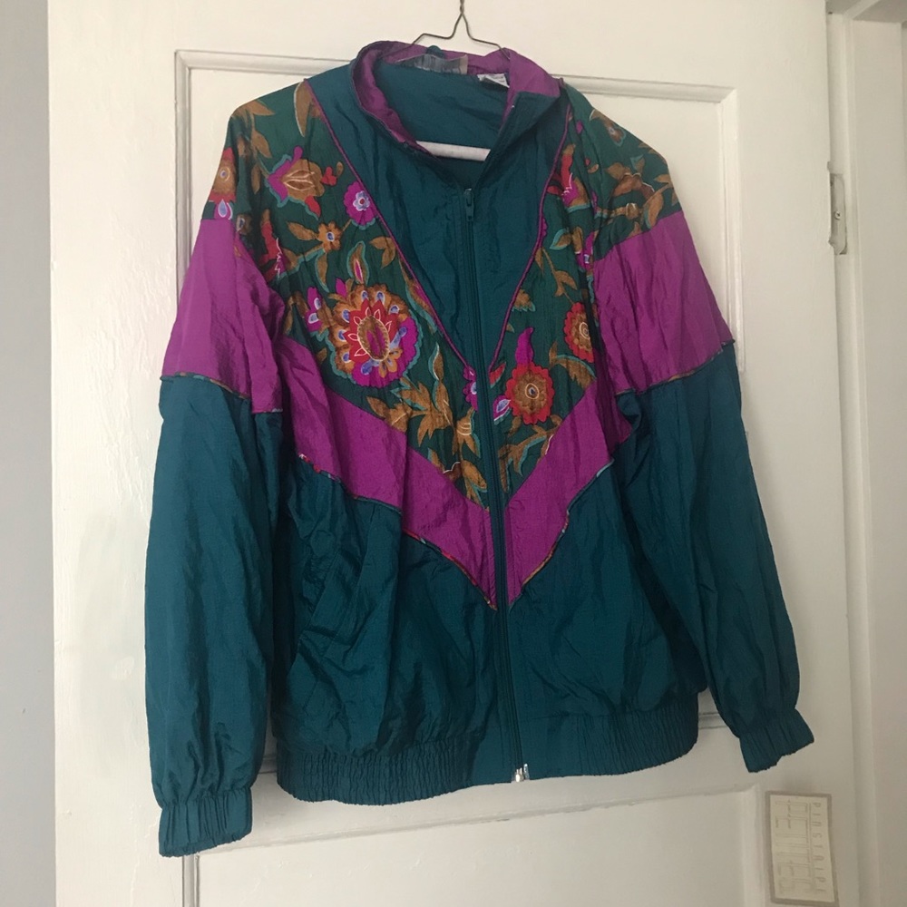NWT Vintage 80s Windbreaker Track Suit